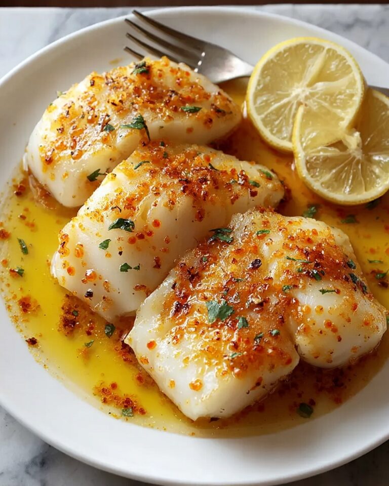 Lemon Butter Baked Cod Recipe