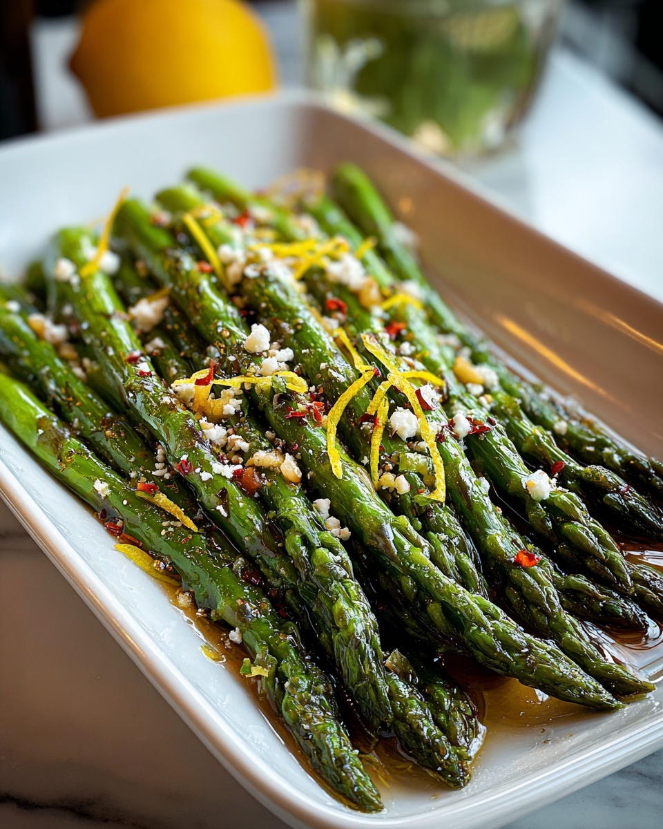 Grilled Asparagus with Lemon Zest Recipe - Recipe Image