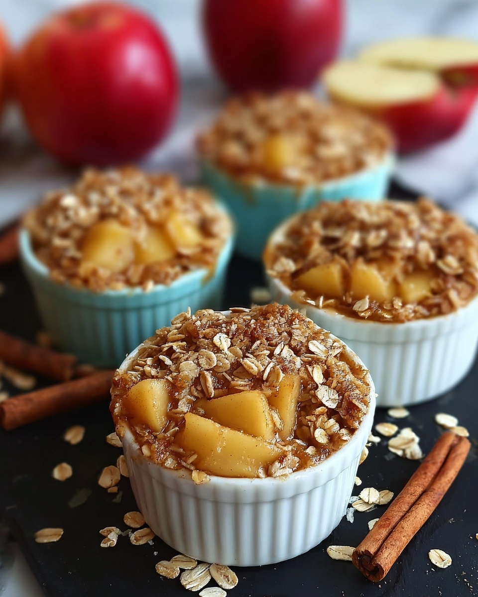 Baked Apple Cinnamon Oatmeal Cups Recipe - Recipe Image