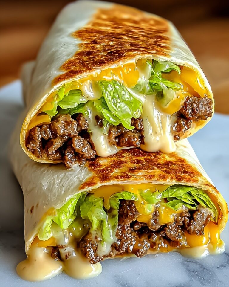 Homemade Big Mac Wraps Recipe