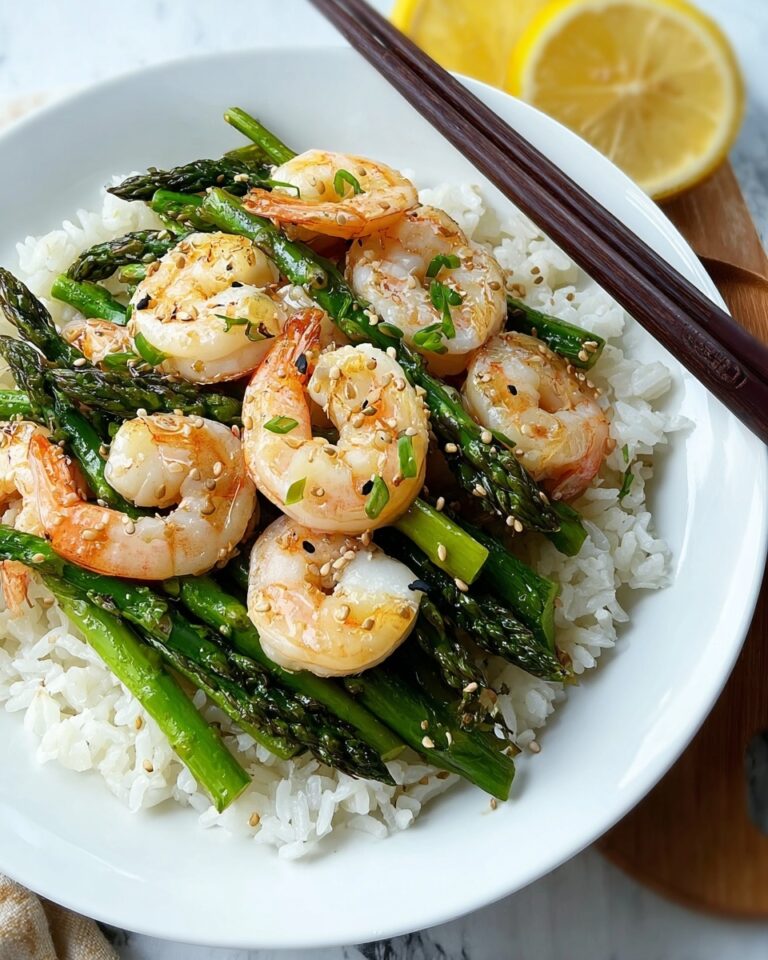 Shrimp and Asparagus Stir Fry with Lemon Sauce Recipe