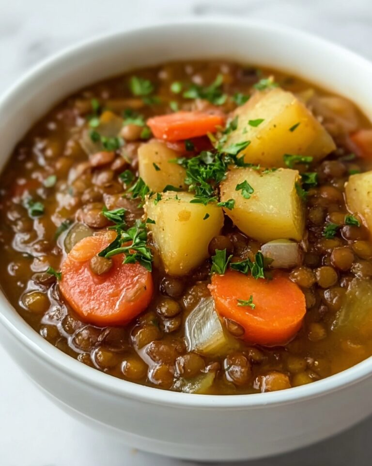 Easy Lentil Potato Soup Recipe