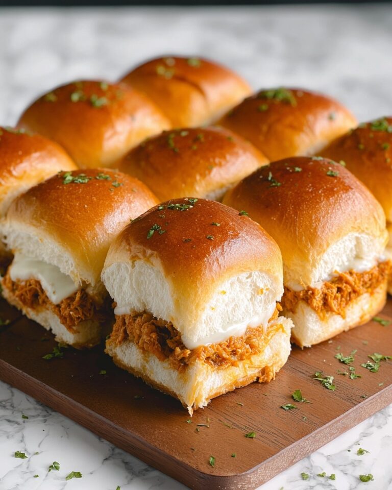 Cheesy BBQ Chicken Sliders Recipe