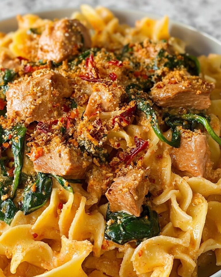 Spicy Tuna Spinach Pasta Recipe