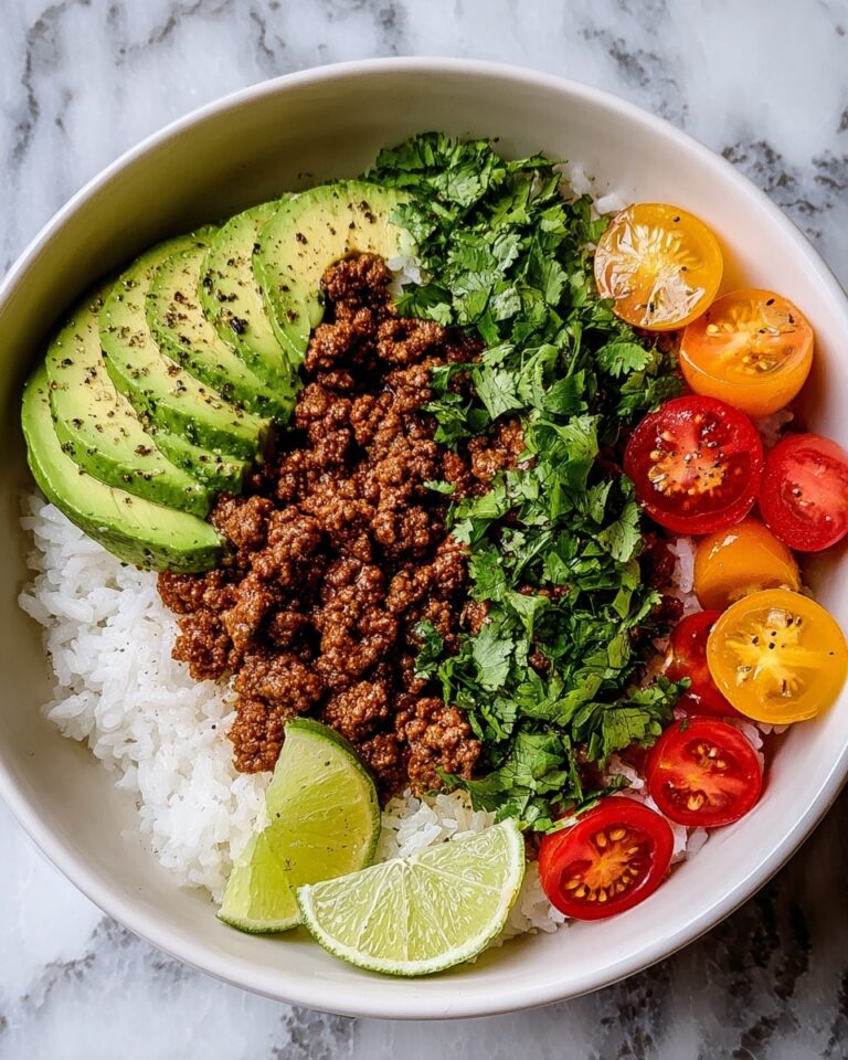 Ground Beef Hot Honey Bowl Recipe
