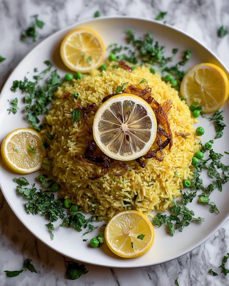 Fragrant Spiced Mediterranean Lemon Rice Recipe