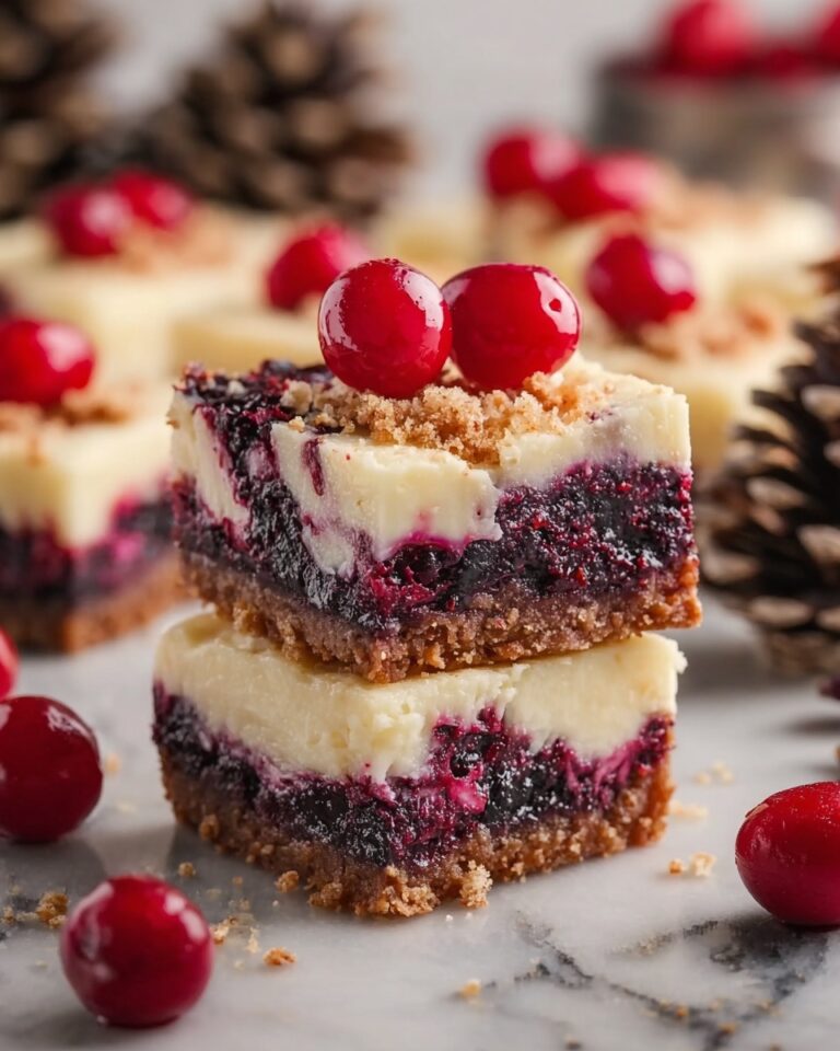 Christmas Cherry Cheesecake Bars Recipe