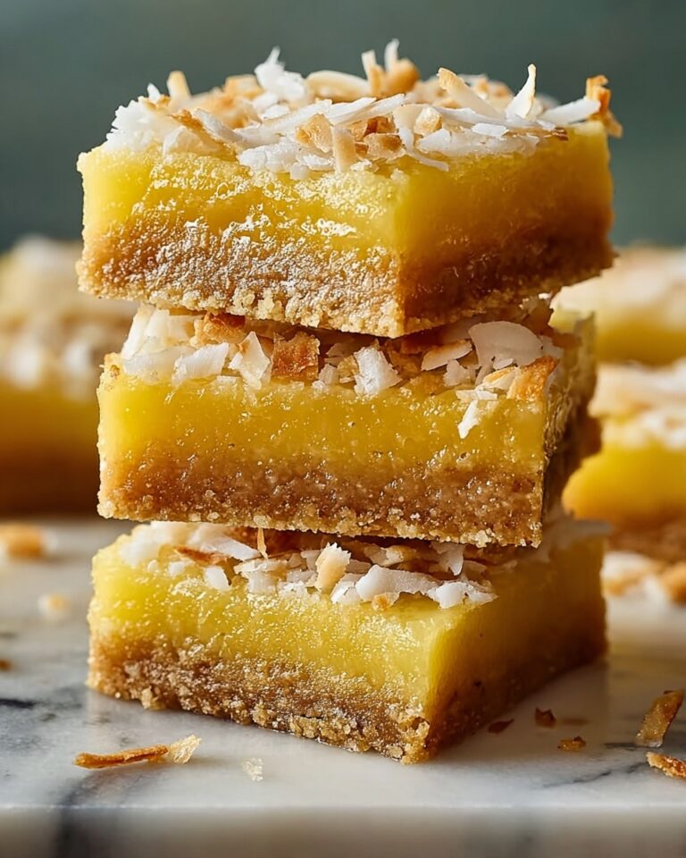 Buttery Coconut Bars That Melt in Your Mouth Recipe