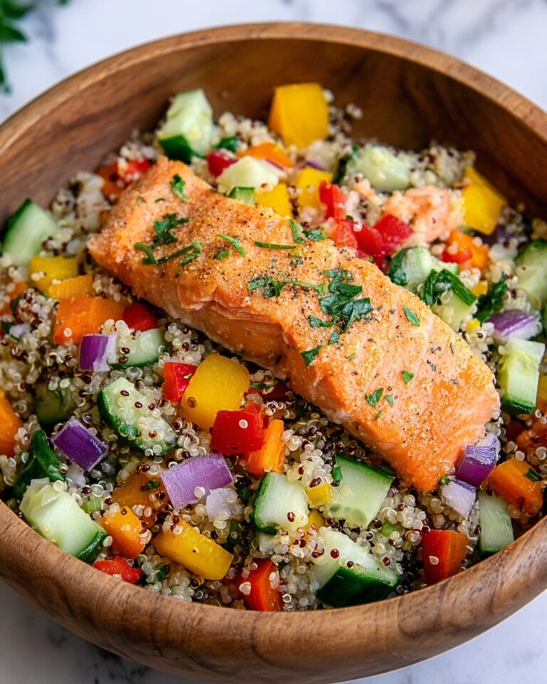 Greek Salmon Quinoa Salad Recipe