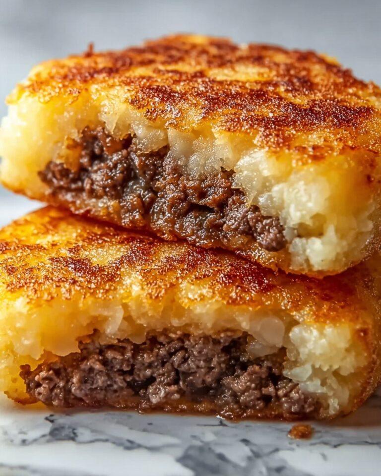 Potato Pancakes with Savory Beef and Cheddar Recipe
