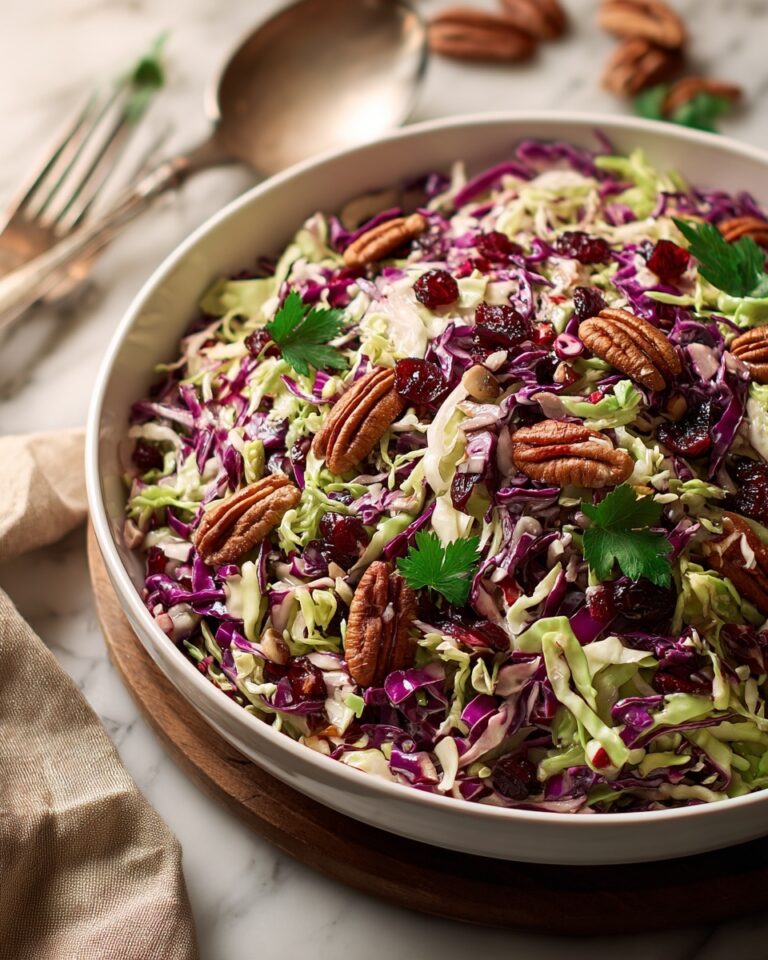 Cranberry Pecan Slaw Recipe