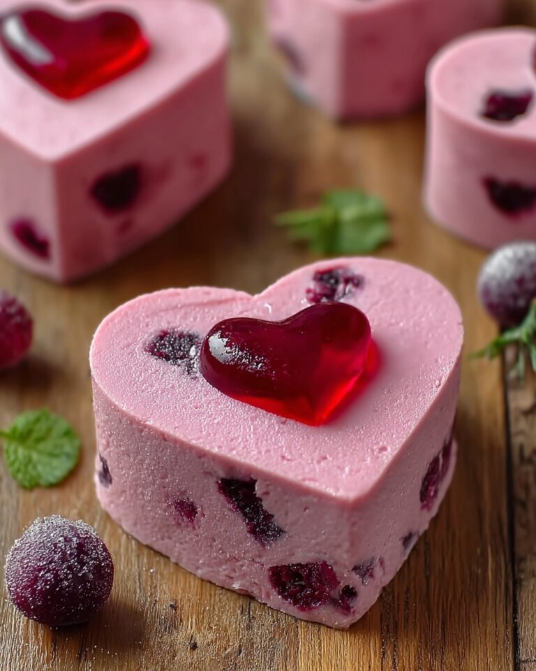 Cranberry Orange Semifreddo Hearts Recipe