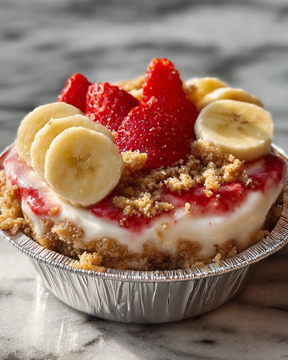 Strawberry Crunch Banana Pudding Recipe - Recipe Image