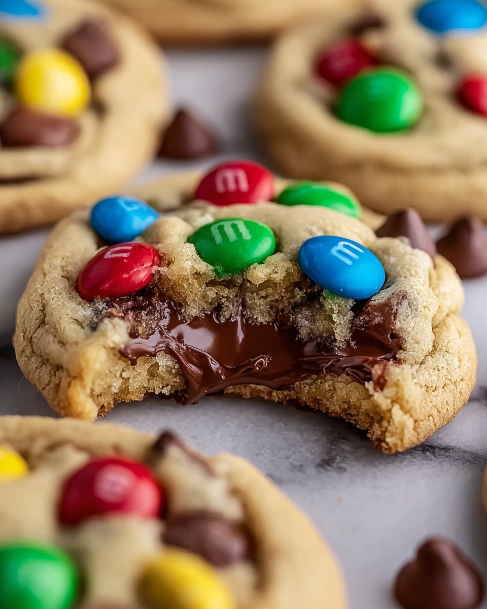 M&M Chocolate Chip Cookies with Pudding Recipe - Recipe Image