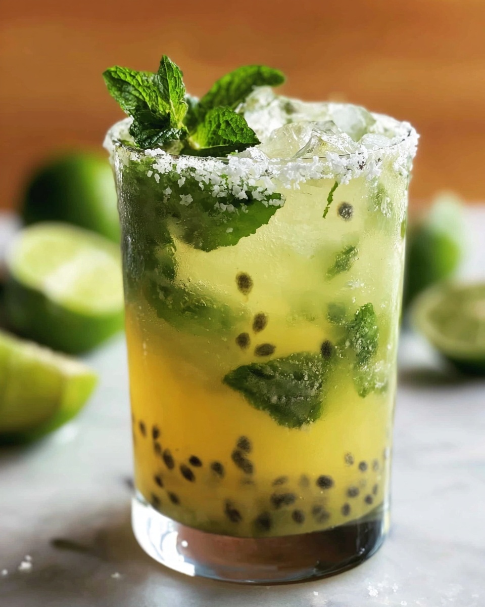 Passion Fruit Mojito – A Refreshing Tropical Delight Recipe - Recipe Image