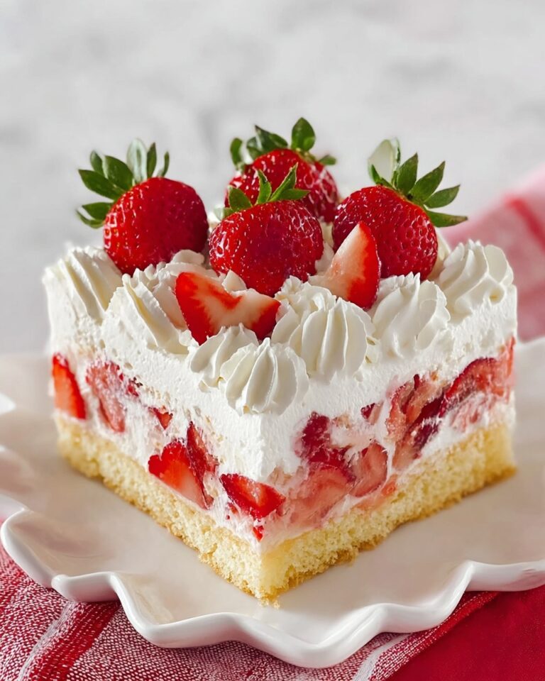 Easy Strawberry Poke Cake Recipe
