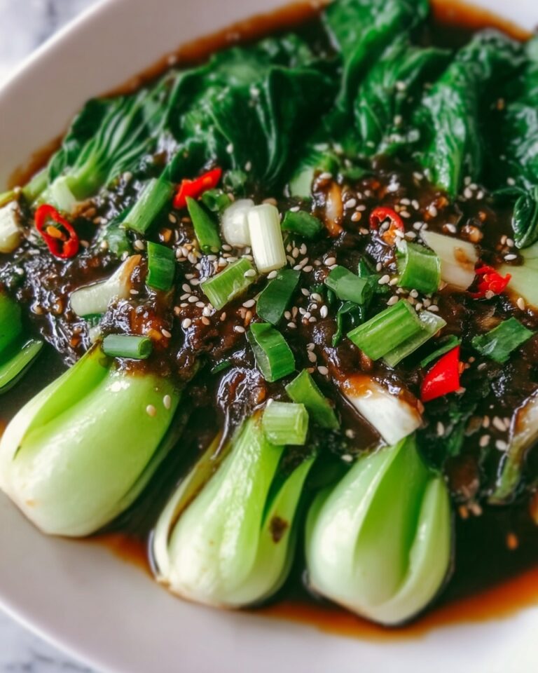 Bok Choy in Garlic Oyster Sauce Recipe