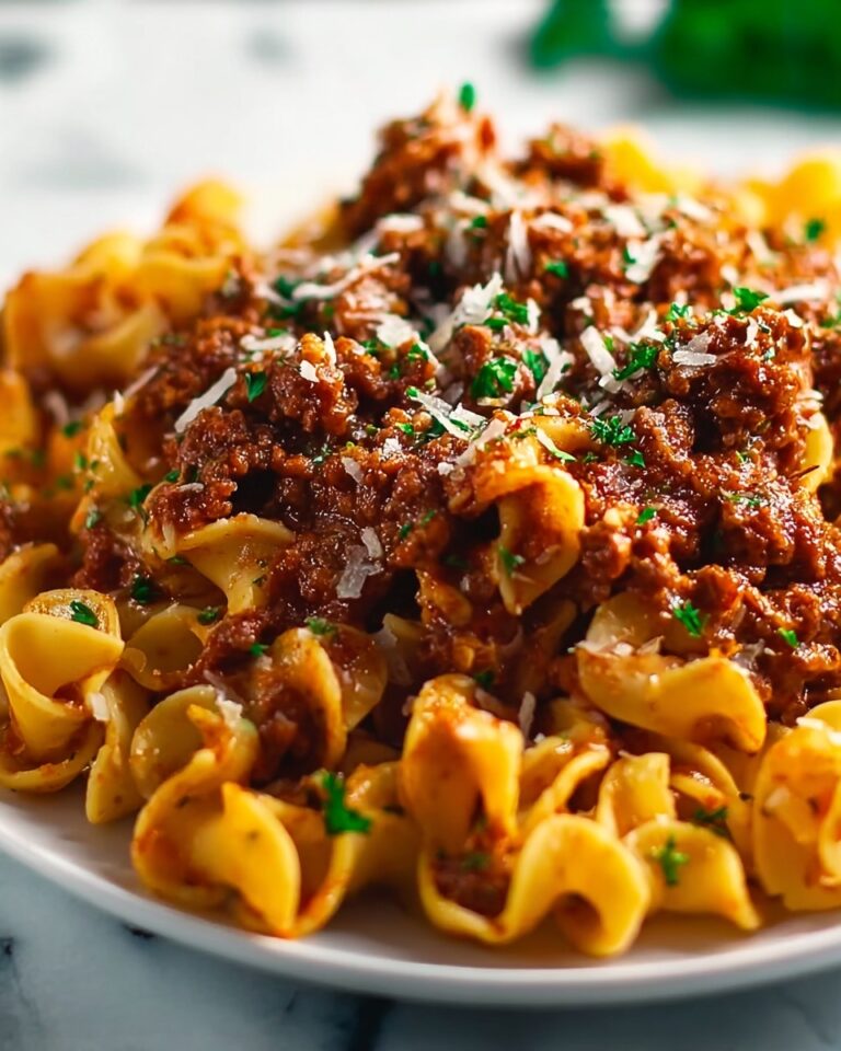 Homemade Bolognese Sauce with Gigli Pasta Recipe
