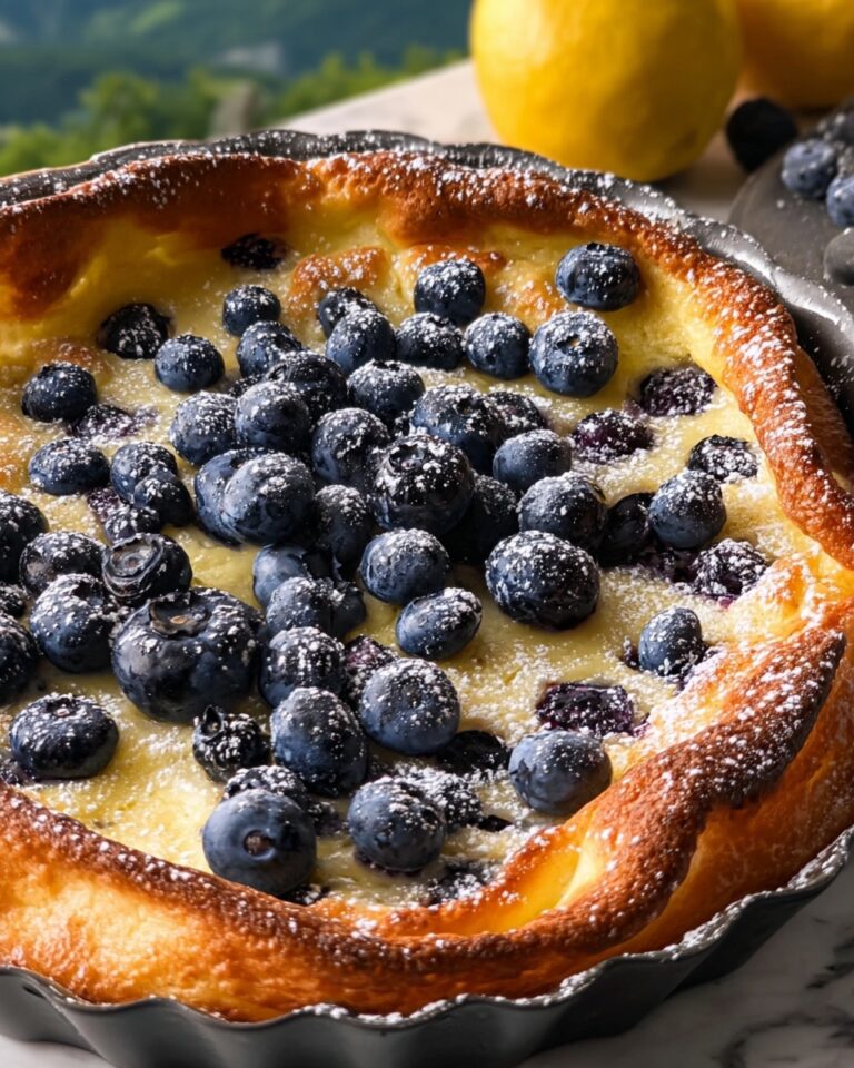 Blueberry Lemon Dutch Baby Recipe