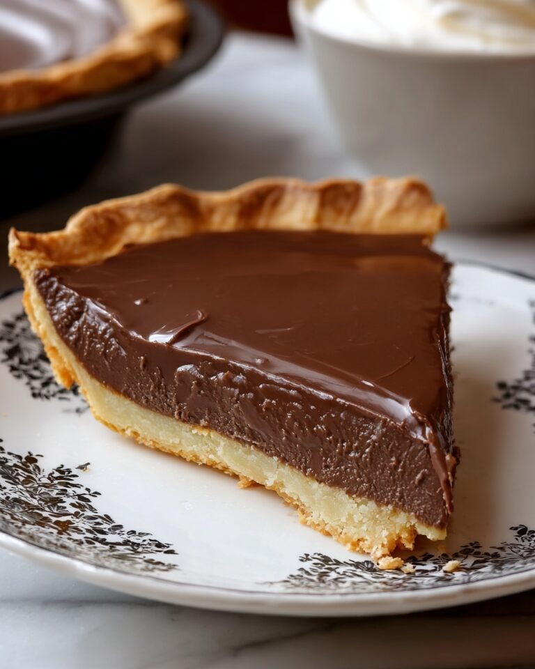 Old-Fashioned Chocolate Pie Recipe