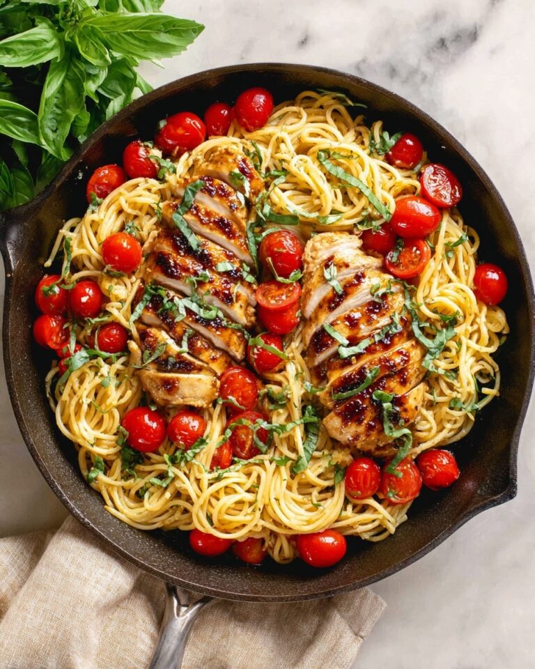 Bruschetta Chicken Pasta Recipe