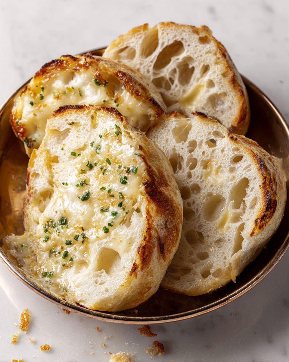 Light and Fluffy Garlic Butter Dinner Rolls Recipe - Recipe Image