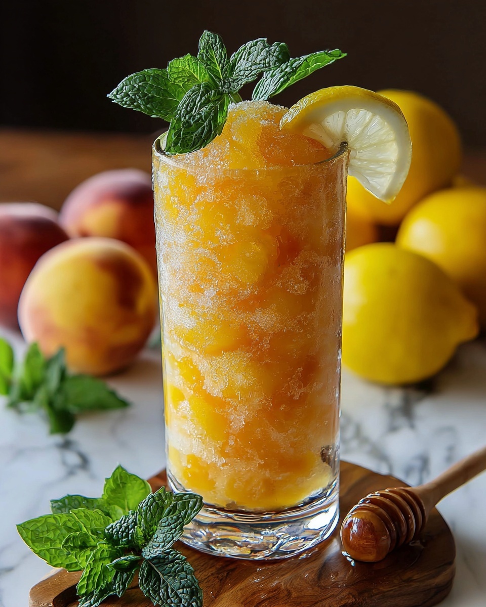 Frozen Peach Lemonade: The Ultimate Summer Refreshment Recipe - Recipe Image