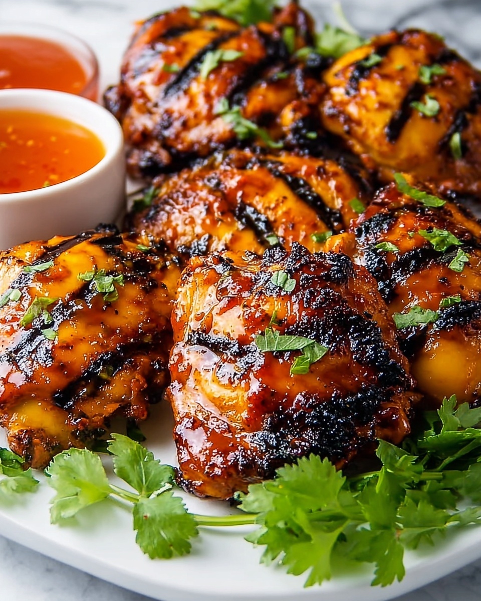 Sweet Chili Glazed Grilled Chicken Recipe - Recipe Image