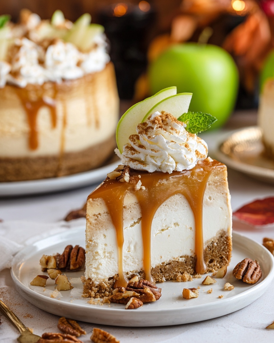 Caramel Apple Blondie Cheesecake Recipe - Recipe Image
