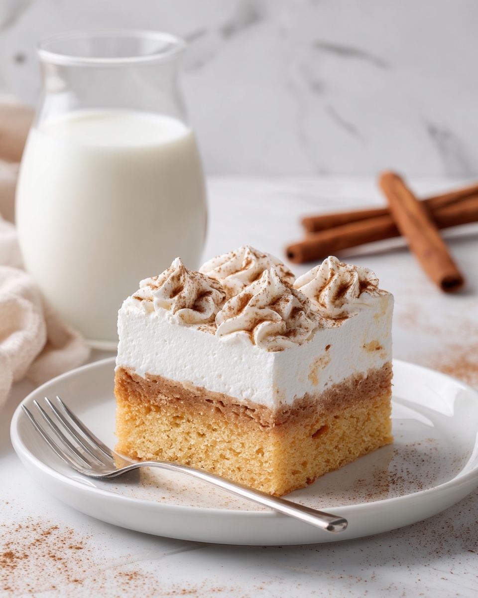 Cinnamon Roll Poke Cake Recipe - Recipe Image