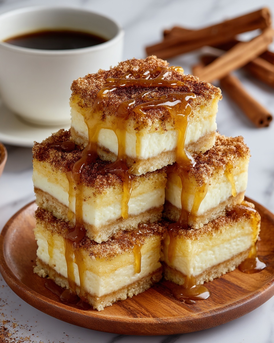 Churro Cheesecake Bars Recipe - Recipe Image