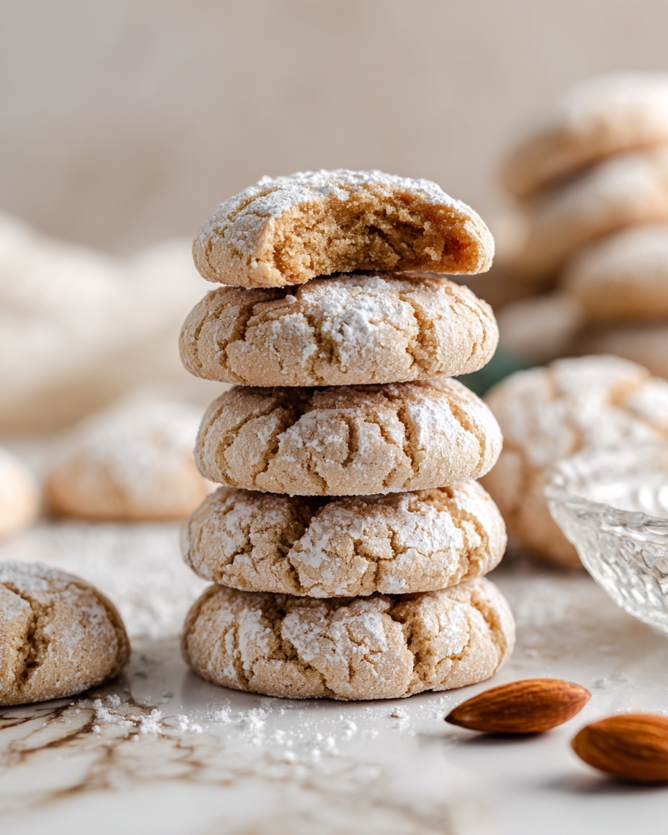 Easy Italian Almond Cookies (Amaretti) Recipe - Recipe Image