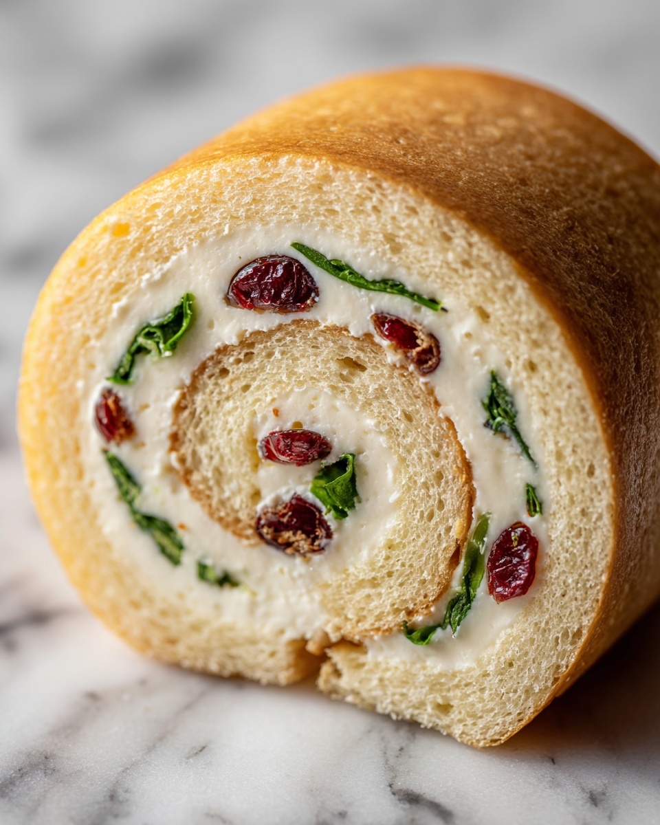 Turkey Cranberry Pinwheels Recipe - Recipe Image