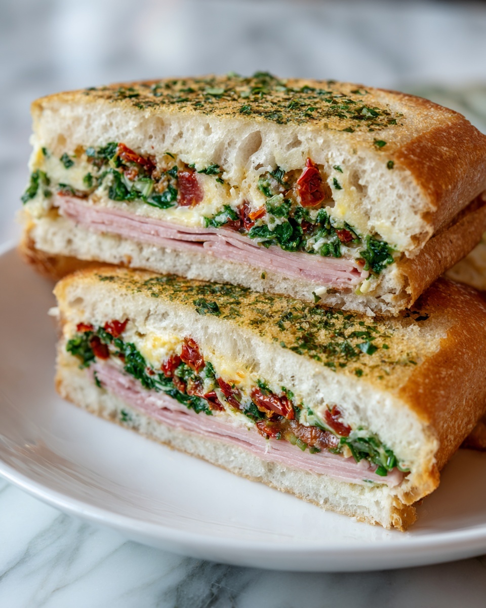 Trader Joe’s Sun-Dried Tomato Focaccia Turkey Sandwich Recipe - Recipe Image
