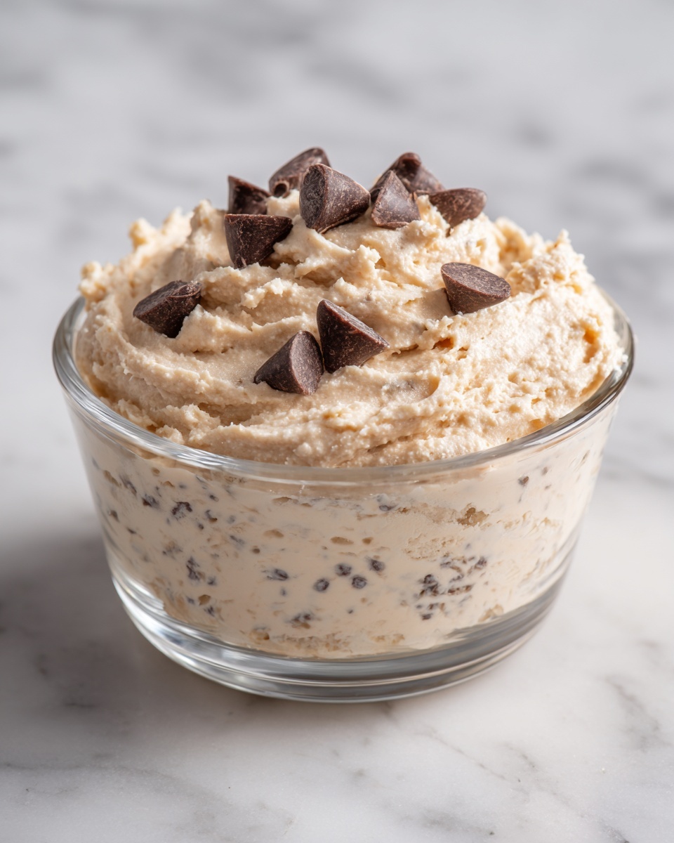 Protein Cookie Dough with Chickpeas and Chocolate Chips Recipe - Recipe Image