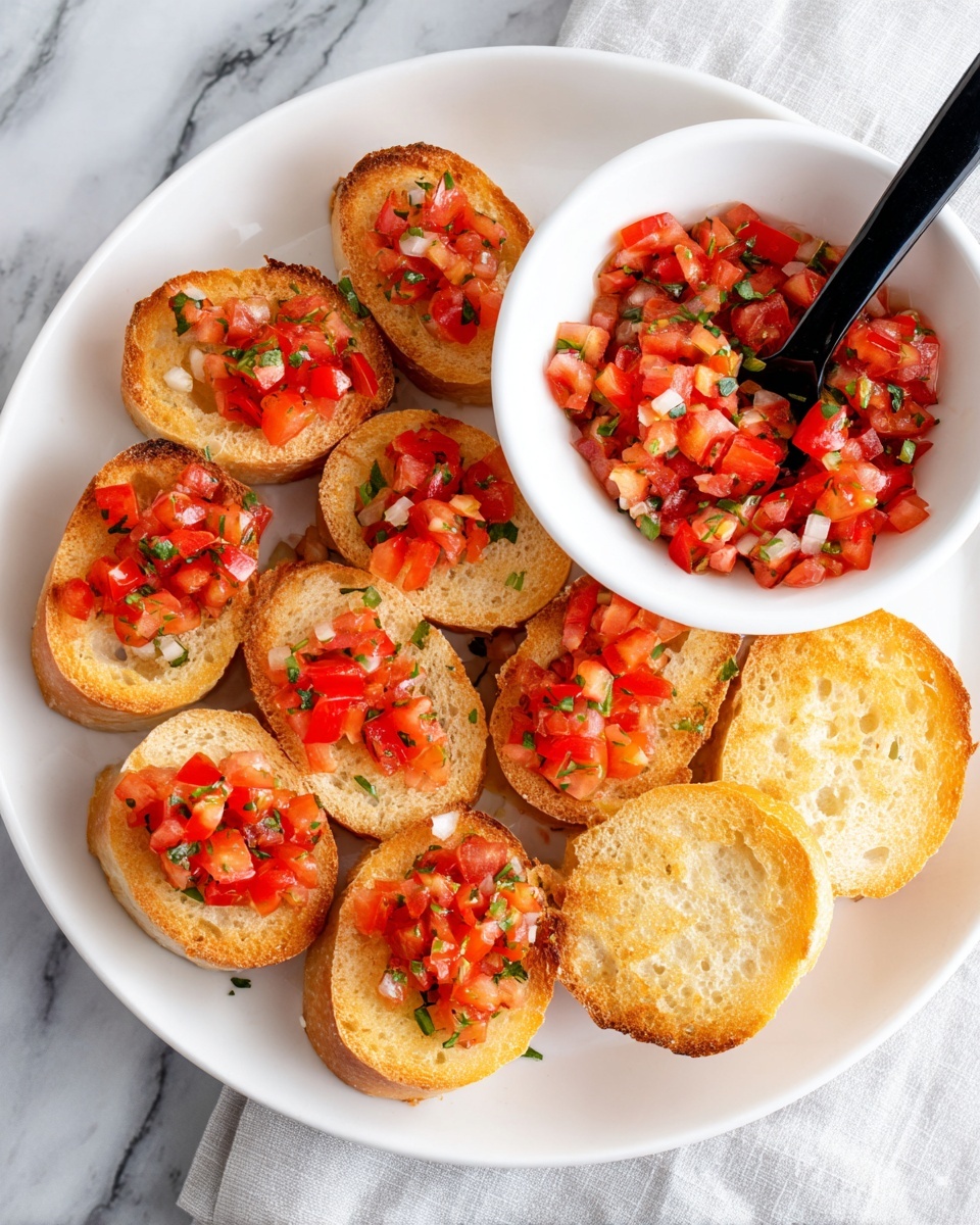 Tomato and Pepper Bruschetta Recipe - Recipe Image