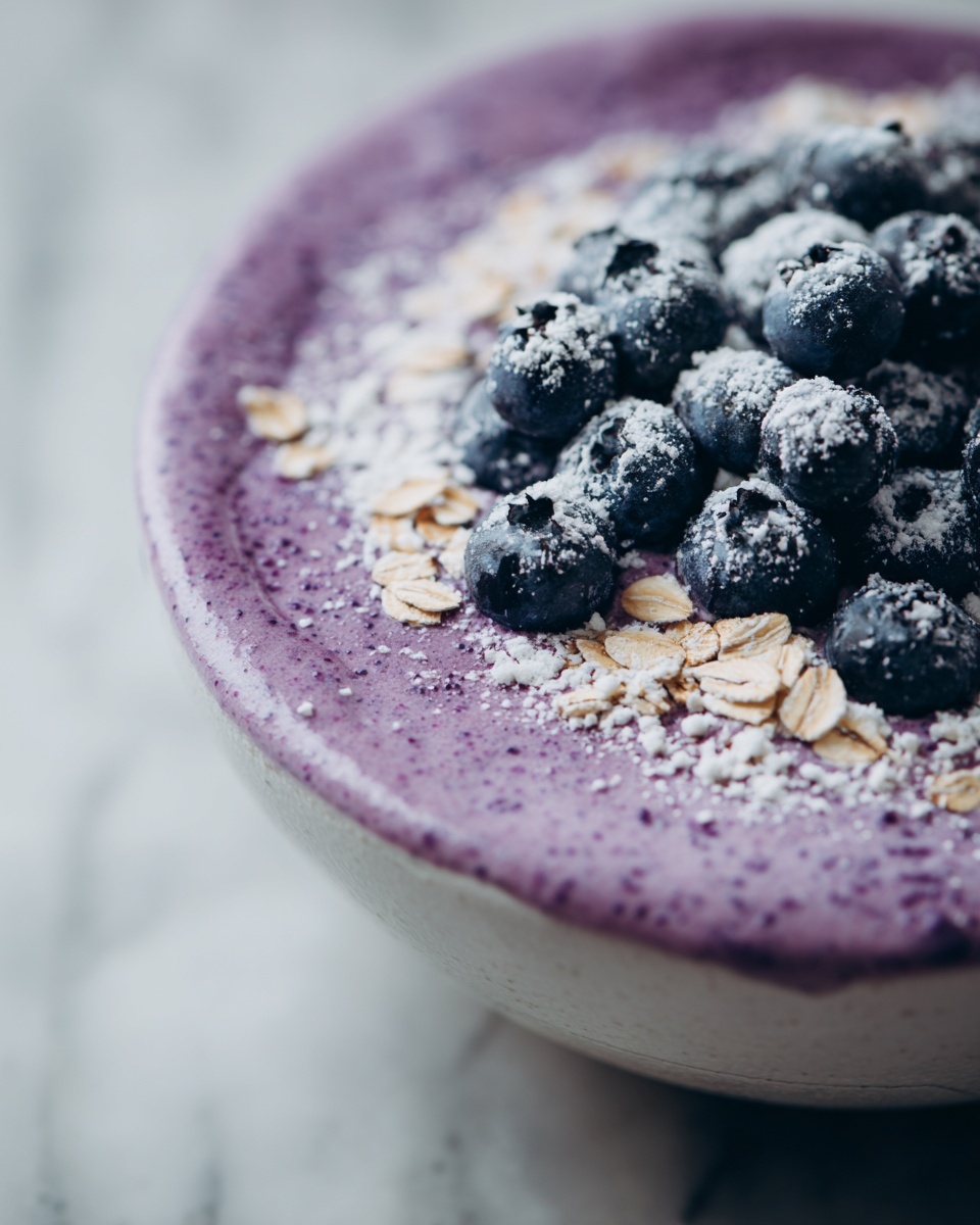 Blueberry Overnight Oatmeal Recipe - Recipe Image