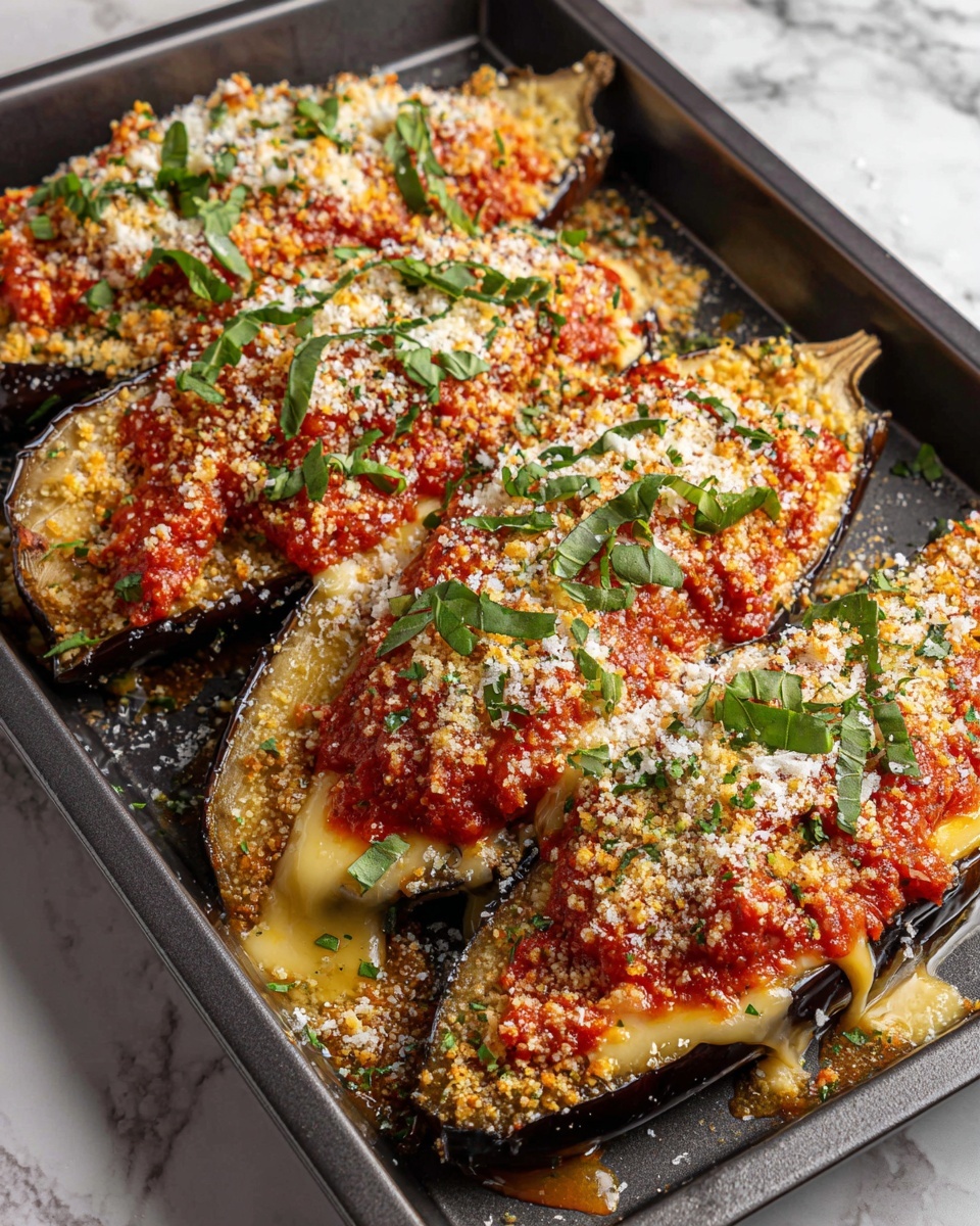 Baked Eggplant Parmesan Recipe - Recipe Image