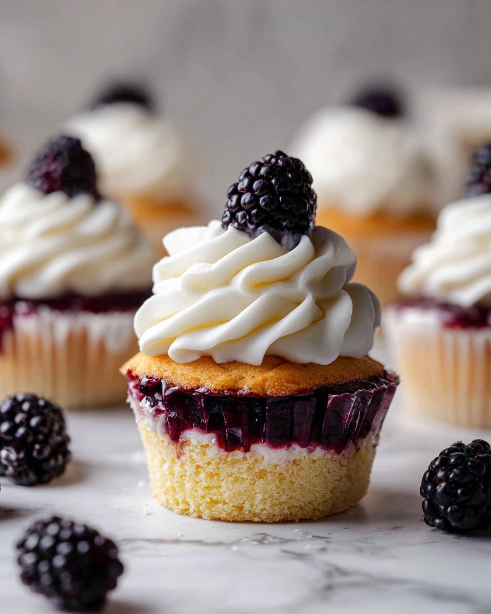 Blackberry Cheesecake Muffins Recipe - Recipe Image