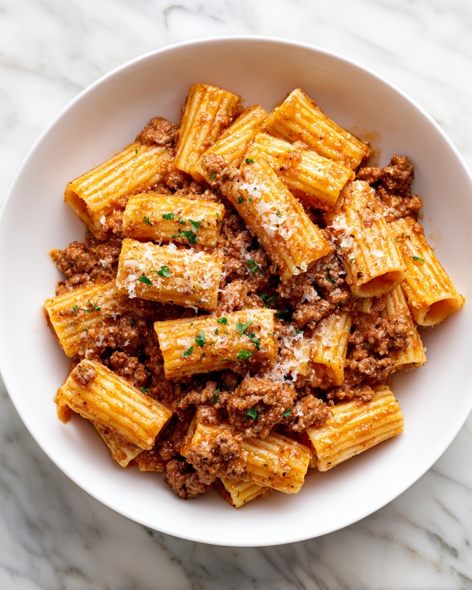 Creamy Rigatoni with Boursin Cheese Recipe - Recipe Image