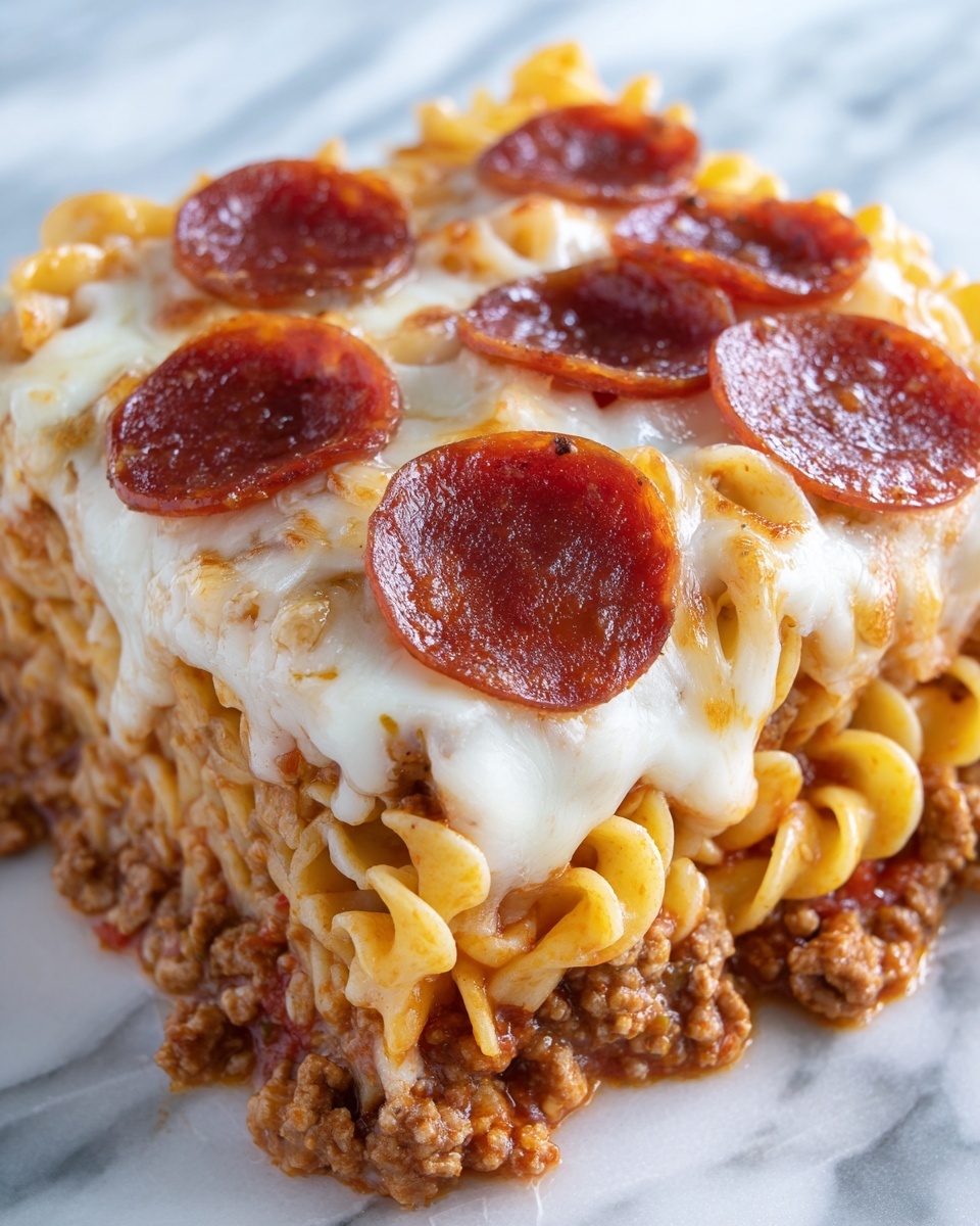 Mama’s Pizza Casserole Recipe - Recipe Image