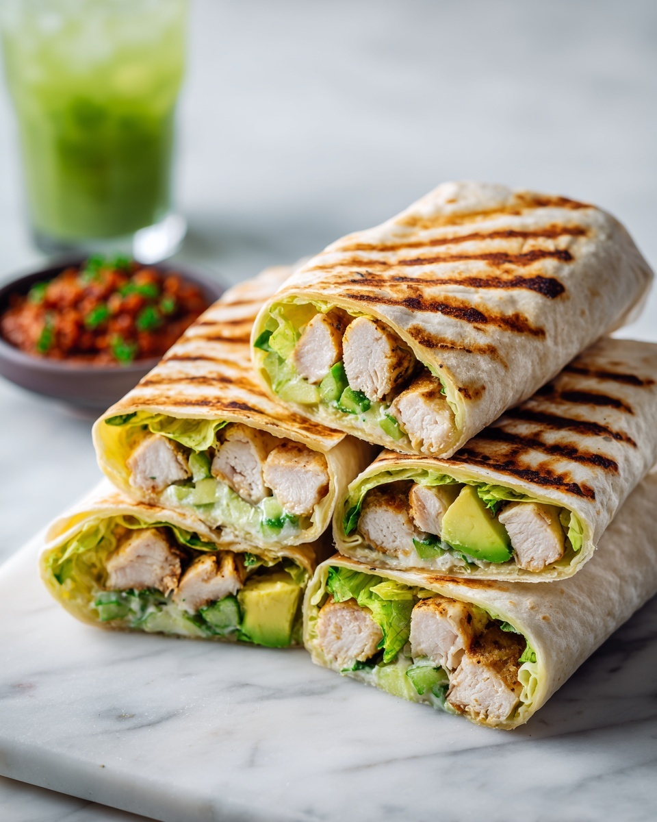 Avocado Chicken Wraps Recipe - Recipe Image
