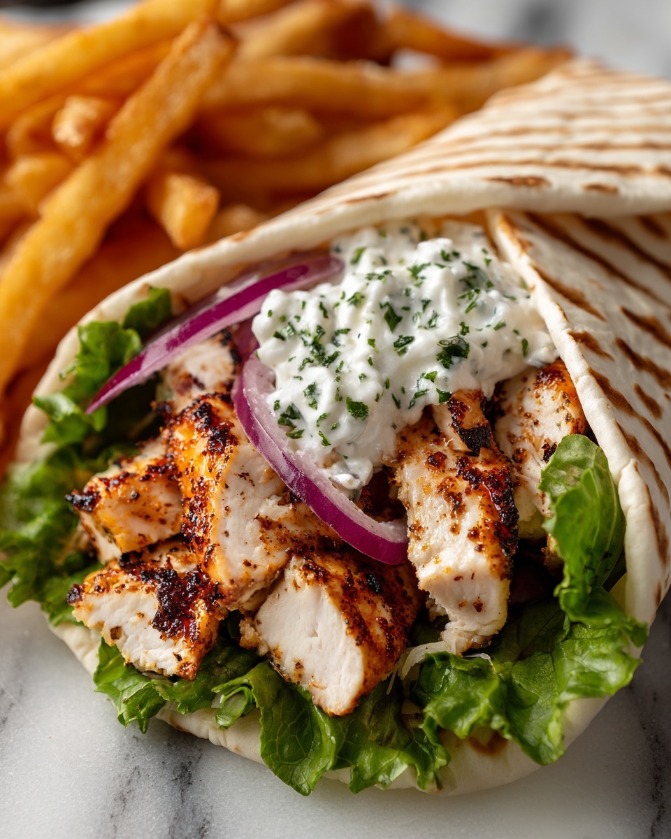 Greek Chicken Gyro Recipe - Recipe Image
