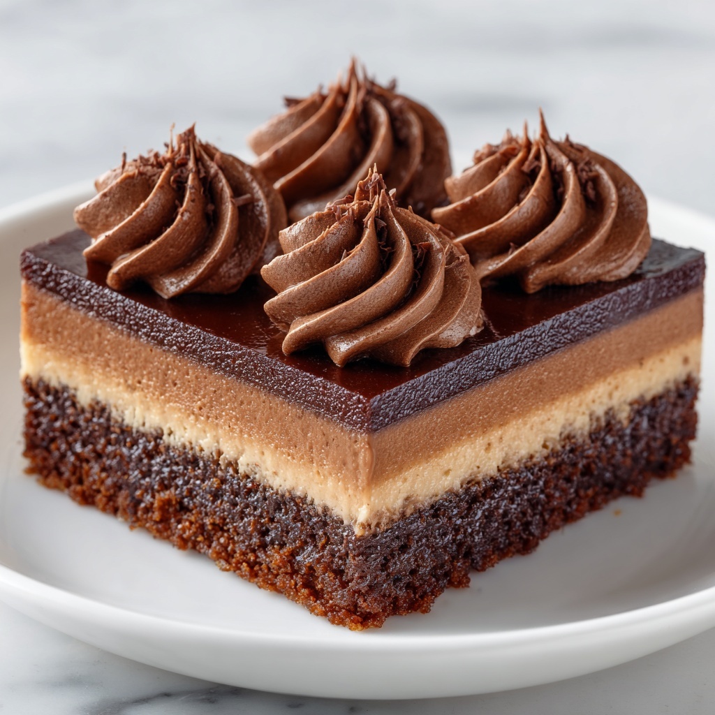 Chocolate Mousse Brownies Recipe - Recipe Image