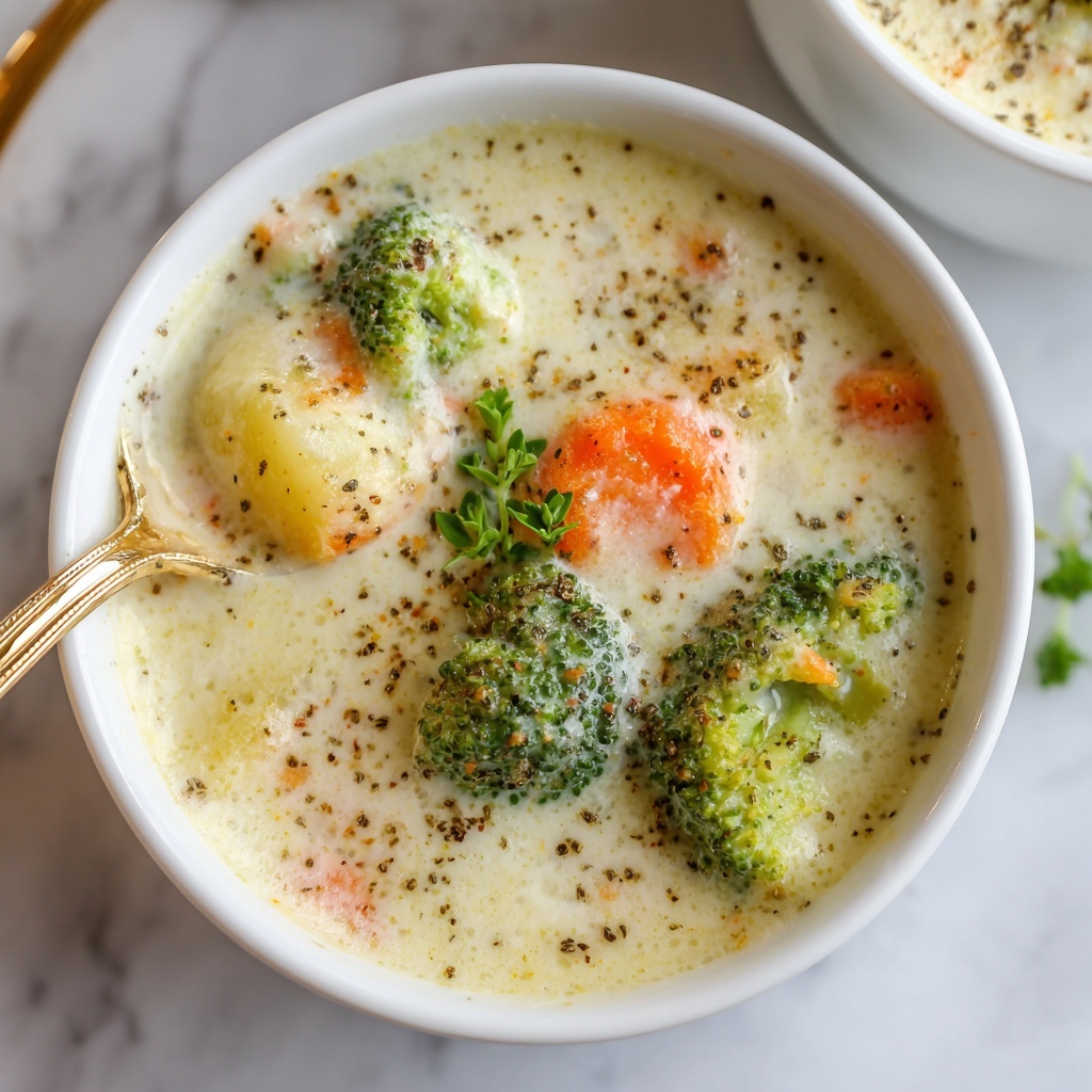 Broccoli Potato Cheese Soup Recipe - Recipe Image