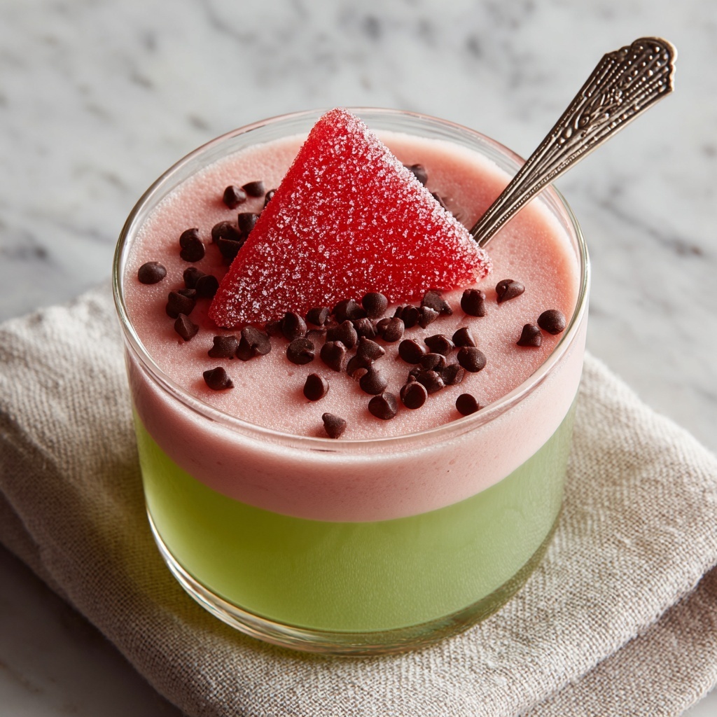 Watermelon Pudding Cups: A Refreshing Summer Treat Recipe - Recipe Image