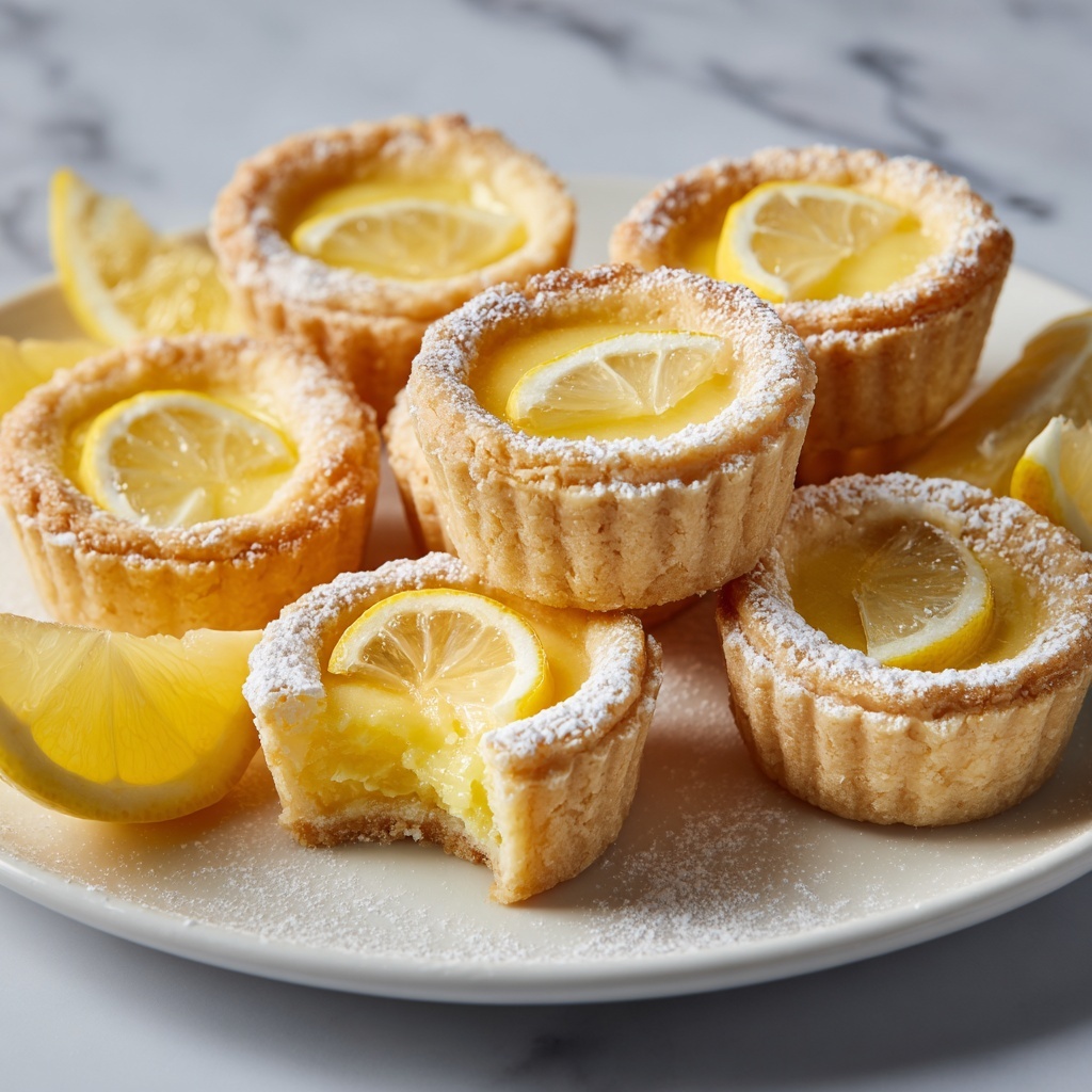 Mouthwatering Lemon Bar Cookie Cups Recipe - Recipe Image