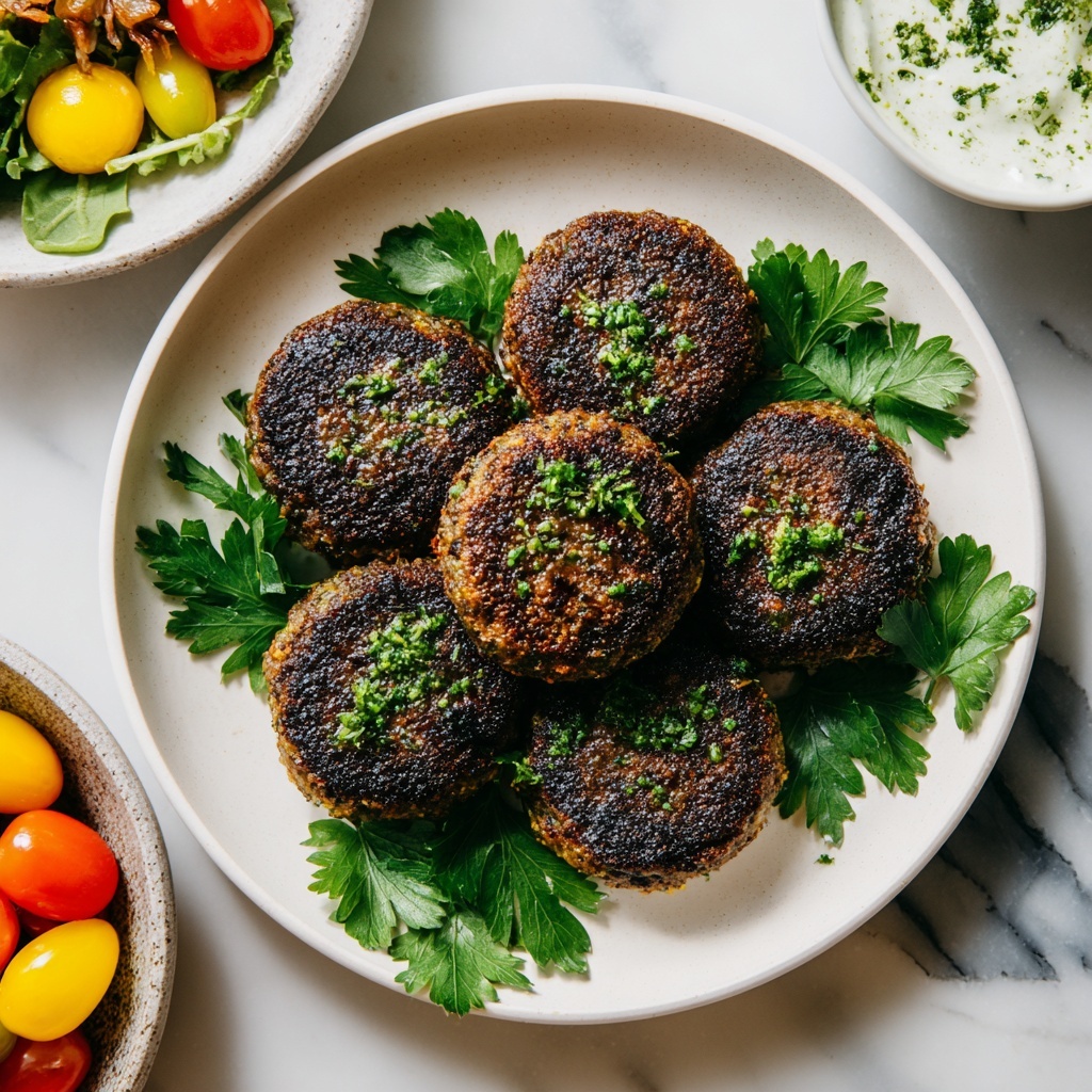 Mediterranean Chicken Patties Recipe - Recipe Image