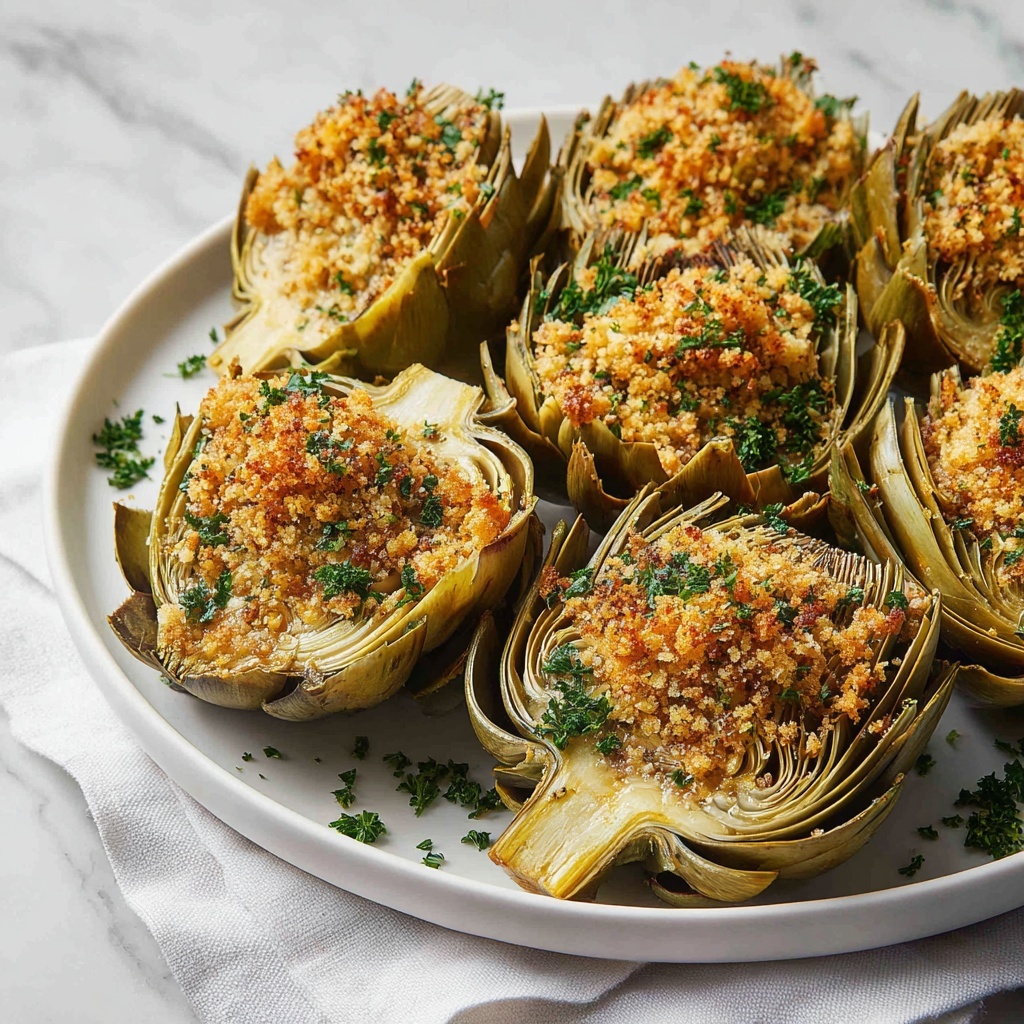 Crispy Parmesan Artichoke Hearts Recipe - Recipe Image