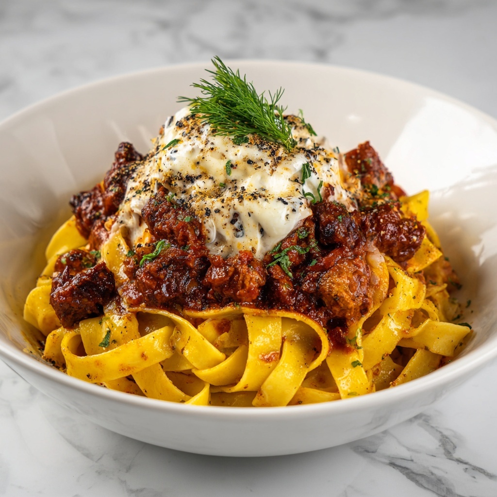 Creamy Calabrian Chili Pappardelle with Sausage & Fennel Recipe - Recipe Image